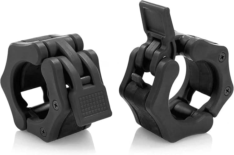 Greententljs Olympic Barbell Collar 2 inch Quick Release Pair of Locking 2" Pro Weight Bar Plate Locks Clamp Clips for Workout Weightlifting Fitness Training - Image 1