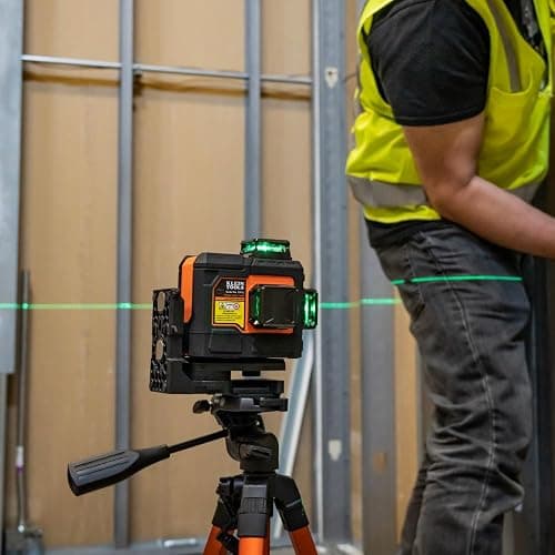 Klein Tools 93PLL Self-Leveling Laser Level with Bright Green 3x360-Degree Planes, Rechargeable Battery, Magnetic Mount thumbnail 13