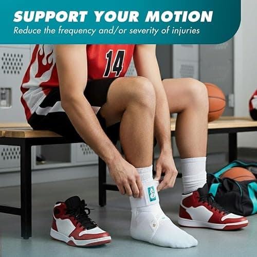 Med Spec ASO Ankle Stabilizer (Small, White) – Ankle Brace for Sprained Ankle and Peroneal Tendonitis, Orthopedic Ankle Support for Men, Women, Adults, Teens and Kids, Sports Injury Recovery, 264002 thumbnail 5