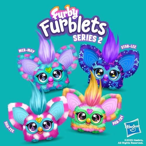 Furby Furblets Mer-May Mini Electronic Plush Toy, Blue_or_green thumbnail 9