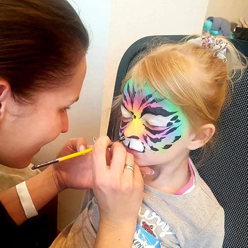 UCANBE Face Body Paint Oil, Professional 15 Colors FX Makeup Palette- Non Toxic Hypoallergenic Safe Facepaint for Halloween, Cosplay Costumes, Parties and Festivals thumbnail 6