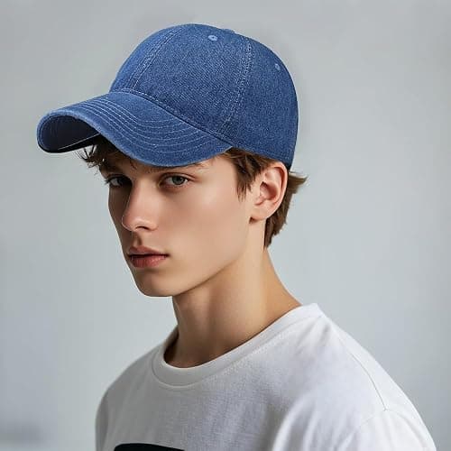 Classic Low Profile Baseball Cap for Men Women Adjustable Cotton Trucker Hats Dad Hat Plain Cap thumbnail 2