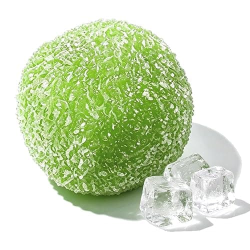 Crunchy Squishy Stress Ball,2026 New Squeeze Stress Slushie Squishy, Ice Skin Fidget Sensory Toys for Relaxing (Green) - Image 1
