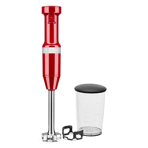 KitchenAid Variable Speed Corded Hand Blender KHBV53, Empire Red thumbnail 3