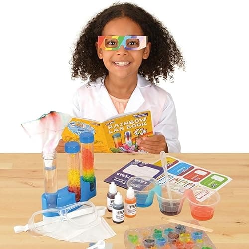Galt Rainbow Lab - Explore & Discover Childrens Science Kit - 12 Science Experiments for Kids, Colourful Crystals - STEM Toys & National Curriculum Compatible - Gifts for Boys & Girls Ages 5 P thumbnail 2