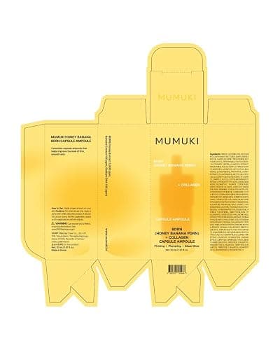 MUMUKI Honey Banana BDRN 3-Step Skincare Set | Bubble Mask, Capsule Ampoule & Cream | Hydration, Glow & Elasticity Care | Korean Skincare Set thumbnail 14