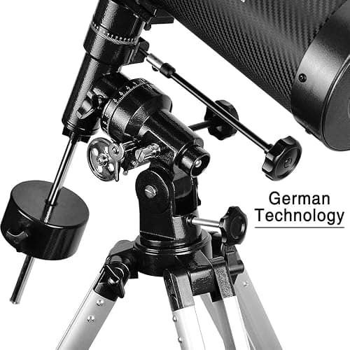 Telescope 130EQ Newtonian Reflector Telescopes for Adults, Professional Telescopes for Adults Astronomy, Comes with 1.5X Barlow Lens Smartphone Adapter & 13% T Moon Filter thumbnail 3