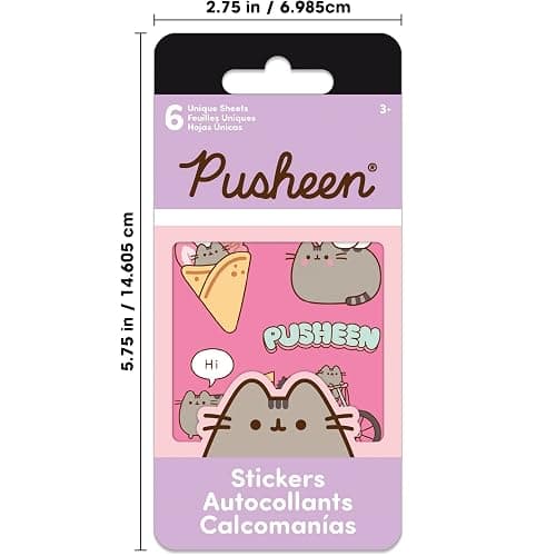 Pusheen Mini Sticker Slim Flip Pad - 6 Page thumbnail 3