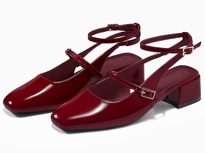 Red Mary Jane Shoes thumbnail 5