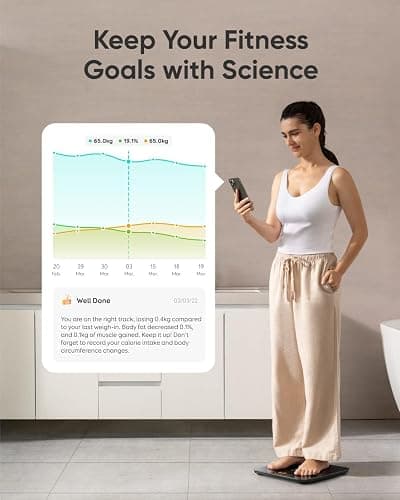 eufy by Anker Wi-Fi Fitness Tracking Smart Scale P3, Intelligent Analysis, 3D Virtual Body Mode, Bluetooth Weight Scale with Emojis, 16-Measurement Digital Scale with Heart Rate, BMI, Multi-Modes thumbnail 2