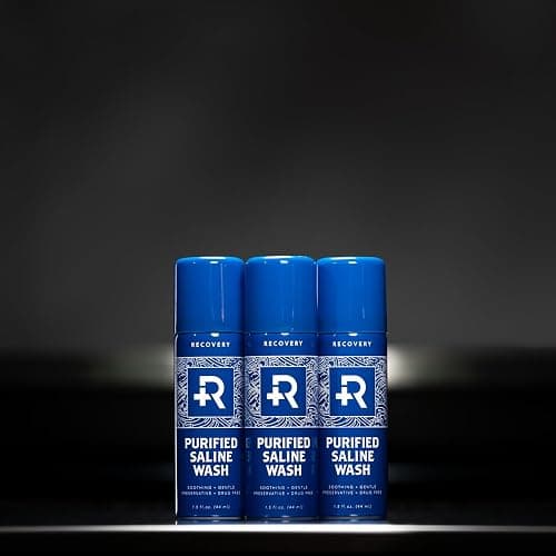 Recovery Aftercare - Purified Saline Wash - Piercing Aftercare Purified Saline Spray - Soothing & All Natural Piercing Cleaner (1.5 oz) thumbnail 4