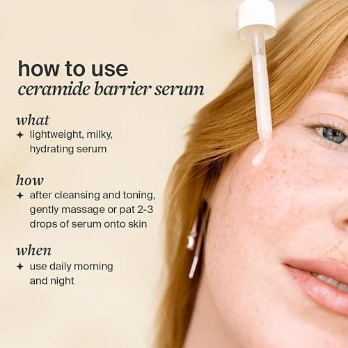 Cocokind Ceramide Barrier Serum, Hydrating Serum to Reduce Dryness, All Skin Types including Sensitive Skin, Fragrance Free, Cruelty Free, 1 fl oz (Trio Pack) thumbnail 3