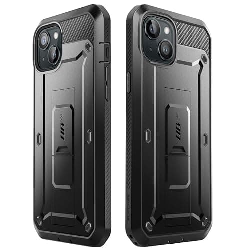 SUPCASE for iPhone 15 Case with Stand & Belt-Clip(Unicorn Beetle Pro), [Built-in Screen Protector] [Military-Grade Drop Protection] Heavy Duty Rugged Phone Case for iPhone 15 6.1 Inch 2023, Black thumbnail 9