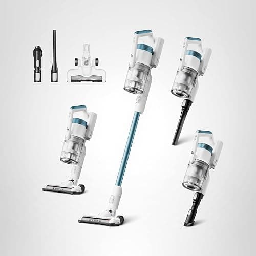 Eureka RapidClean Pro NEC280TL Cordless Stick Vacuum Cleaner – Lightweight 5.3 lbs, 40-Min Runtime, LED Headlights, 3 Power Modes, Ideal for Pet Hair, Hard Floors & Carpets thumbnail 9