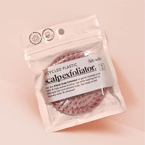 Kitsch Scalp Massager for Hair Care - Scalp Scrubber, Shampoo Brush & Exfoliator for All Hair Types - Relaxing & Exfoliating - Terracotta thumbnail 6