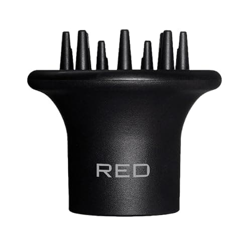 Red by Kiss Hair Dryer Diffuser, Heavy Duty Rubber Grip, Long Prongs for Volume & Root Drying, Compact Design Fits Most Dryers for Fast Drying & Shine Boost and Bouncy Curls thumbnail 6