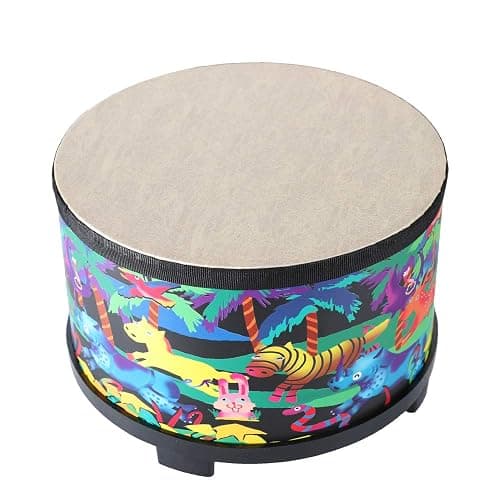 Floor Tom Drum for Kids 10 inch Percussion Instrument Music Drum with 2 Mallets for Baby Children Special Christmas Birthday Gift thumbnail 4