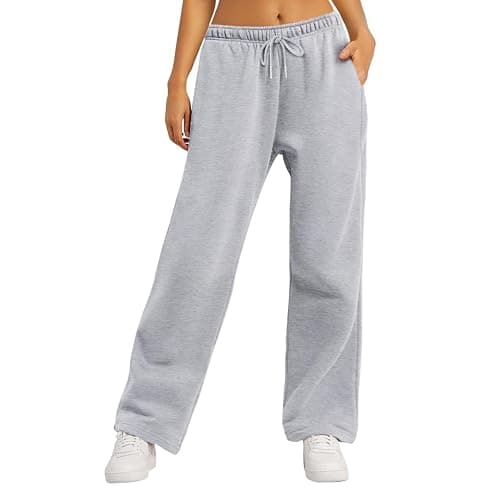 Felcia Women's Casual Joggers Sweatpants Drawstring High Waist Wide Leg Trousers Baggy Athletic Sweatpants thumbnail 4