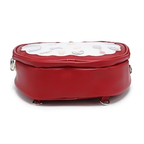 CHERRY SAUCE Cute Red Apple Ita Bag Kawaii Pin Display Purse Backpack Crossbody Shoulder Bag thumbnail 7