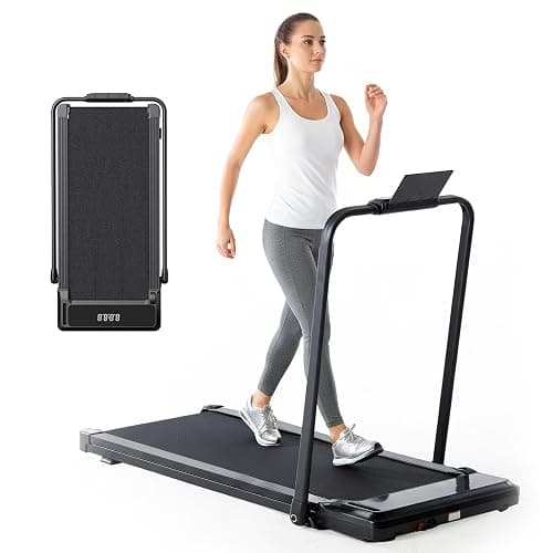 Smug Smug Walking Pad, Space Saving Design for Home & Office, Quiet Under Desk Walking Pad, 200 Lbs Capacity 3 in 1 Portable Walking Treadmill - Image 1