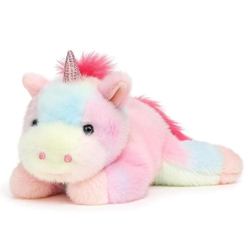 Mushymallow Adorable Rainbow Unicorn Stuffed Animal Soft Unicorn Plush Toy Cute Birthday Gifts for Boys Girls Kids Toddlers thumbnail 9