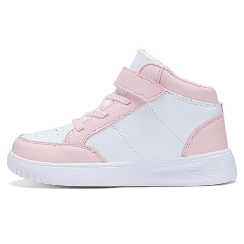 Yadurdu Kids Sneakers Boys Running Shoes Girls High Top Casual Lightweight Classic Adjustable Strap Sneakers thumbnail 3