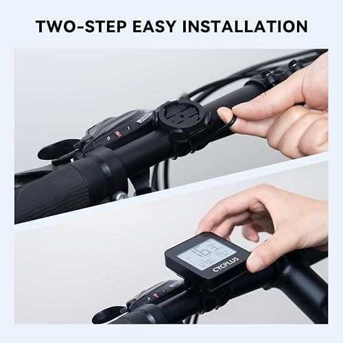 CYCPLUS GPS Bike Computer, Wireless Cycling Computer with Automatic Backlight, Bicycle Speedometer Odometer with Waterproof and Lager Battery, Provide Professional Data Analysis thumbnail 5