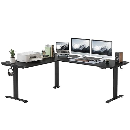 FEZIBO L Shaped Standing Desk