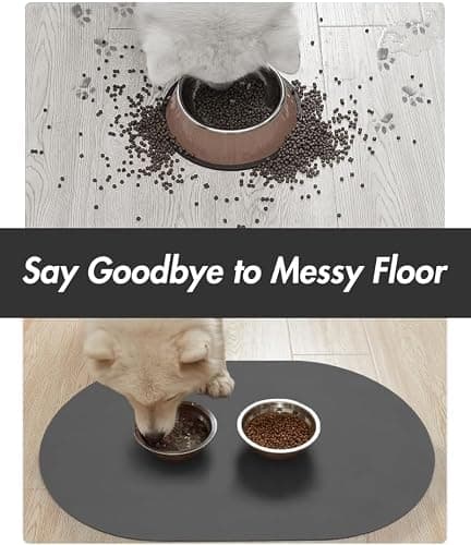 Absorbent Dog Food Mat-Dog Mat for Food and Water Bowl, Quick Dry Pet Food Mat, No Stains Cat Feeding mat, Pet Accessories Pet Supplies-Cat Water Bowl Mat for Messy Drinkers thumbnail 4