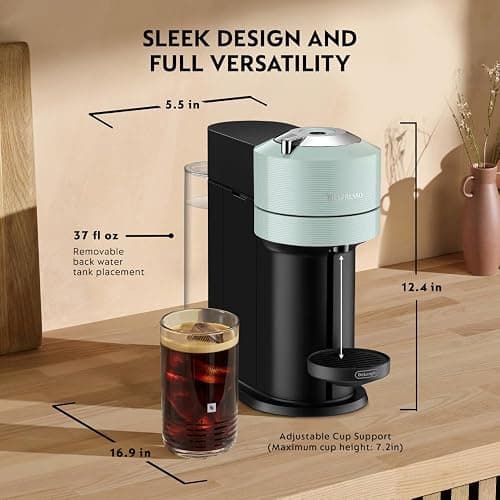 Nespresso Vertuo Next Coffee and Espresso Maker by De'Longhi thumbnail 7