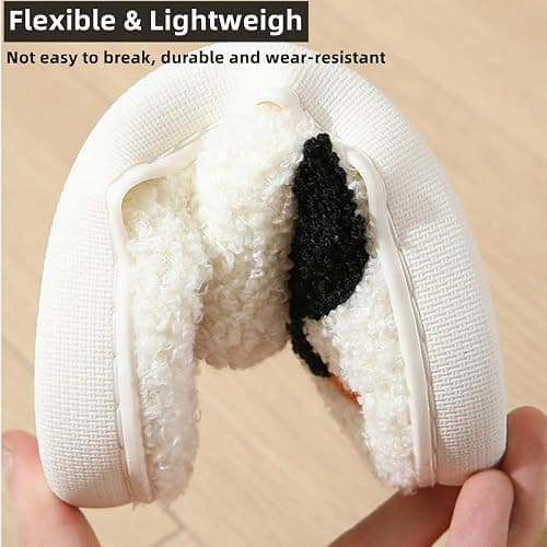 V OPXIN Cartoon Slippers for Womens Mens Cute Cozy Plush Warm Slip-on House Shoes for Indoor and Outdoor Meet Me at Midnight Strawberry Mushroom Evil Eyes Love Heart Slippers | Cozy, Warm, Plush, Slip-on, Cute, Cartoon Slippers, for Indoor and Outdoor, Love Heart, Strawberry, Mushroom thumbnail 5