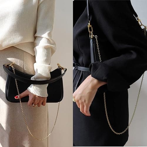 VODIU Clutch Tote Handbags with 2 Removable Straps and Zipper Closure Crossbody Bags Shoulder Purse Handbag for Women thumbnail 6