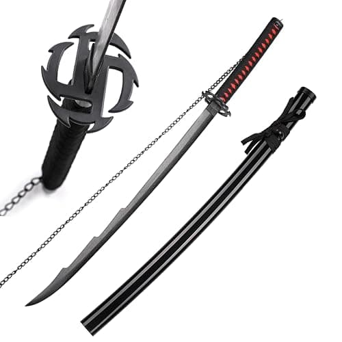 Cosplay Prop Replica Bleach Ichigo Tensa Zangetsu Wooden Bamboo Blade Cosplay Sword Variant 2 - Image 1