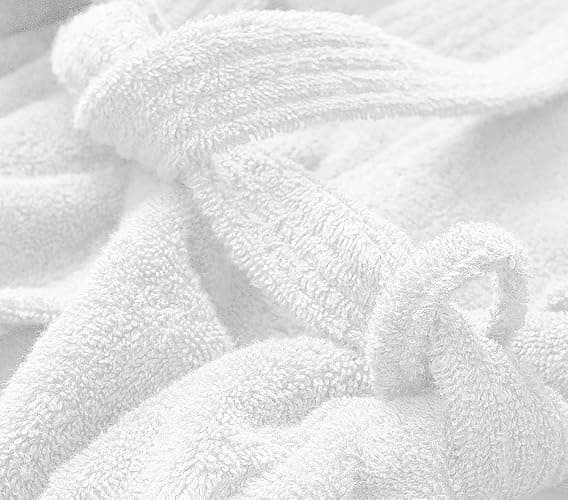 BIOLINEN 100% Cotton Terry Shawl Collar Bathrobe with Slippers thumbnail 6