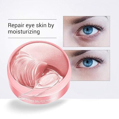 AKARY Eye Patches Rose Hydra-Gel Eye Mask Sheet Lady Skin Care Pad Remove Fine Lines Smooth Repair the Eyes Skin, Under Eye Gel for Moisturizing and Relieving, Firm the Look of the Eye Area thumbnail 5