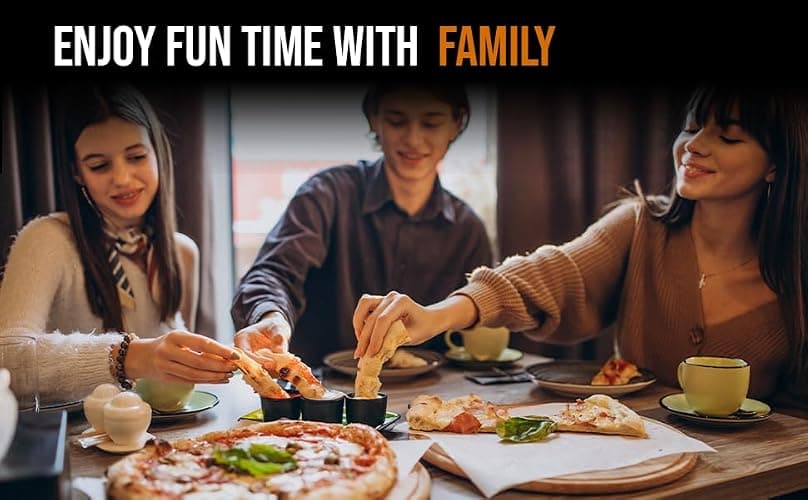 ASHNAEEM Premium Sliding Pizza Peel | Non-Stick Pizza Spatula Paddle with Wooden Handle | Smart Pizza Slider for Indoor & Outdoor Ovens | Large 19.68" x 11.81" Pizza Board thumbnail 7