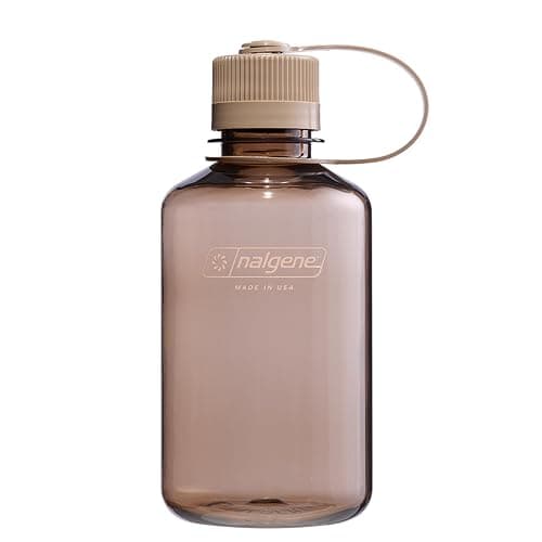 Nalgene Sustain Tritan BPA-Free Water Bottle Made with Material Derived from 50% Plastic Waste (Using ISCC Certified Mass Balance), 16 OZ, Narrow Mouth, Mocha - Image 1