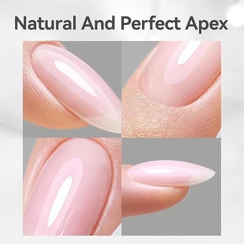 Born Pretty Builder Gel 8-in-1, 2PCS 15ML Clear Builder Nail Gel Set, Transparent Extension Rhinestone Glue for LED Lamp Cured for Nail Thickening thumbnail 8
