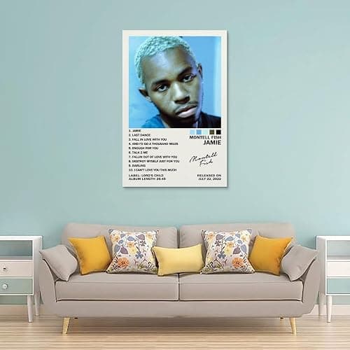 KUCOON Jamie Poster Canvas Wall Art Living Room Posters Bedroom Painting 08x12inch(20x30cm) thumbnail 2
