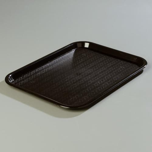 Carlisle FoodService Products CT121603 Café Standard Cafeteria / Fast Food Tray, 12" x 16", Black - Black - 1 thumbnail 7