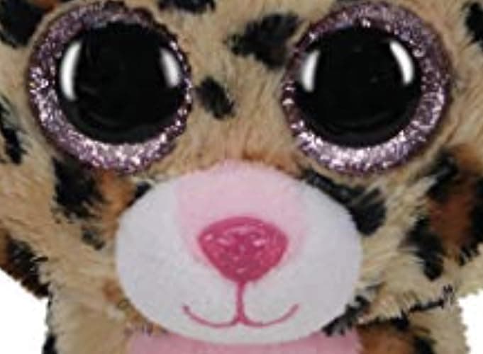 TY 2007518 Livvie Leopard Beanie Boo Stuffed Animal, Multicoloured thumbnail 2