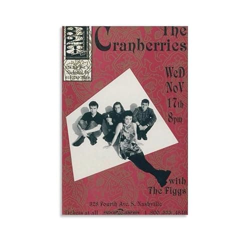 8K4FJ7Q2XZP The Cranberries Canvas Poster Bedroom Decoration Landscape Office Valentine's Birthday Unframe-style08x12inch(20x30cm) - Image 1