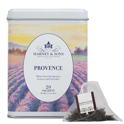 Harney & Sons Provence Tea, White Tea with Flavors of Apricot, Lemon and Lavender thumbnail 2