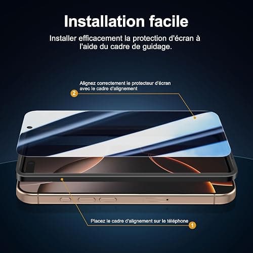  Verre Trempé Anti-Espion pour iPhone 17 Pro Max thumbnail 3