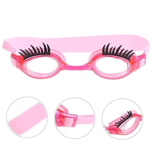 Women's Swimming Goggles, Eyelash-enhanced Women's Goggles, Non-slip Leakproof Goggles For Women, Anti-fog Leak Proof Uv Resist Swimming Goggles For Children, With Ear Plug Nose Clip Portable Case thumbnail 7