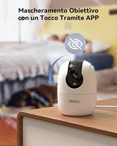 Imou 3K Telecamera WiFi Interno con One-Touch Chiamata, 5MP Videocamera Sorveglianza con Crociera Automatica, Rilevamento AI Umano/Animali, Visione Notturna a Colori, Modalità Privata, 2,4/5GHz thumbnail 12