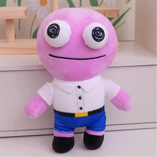 Smiling-F Plush, 9.8-Inch Soft Smiling Plushie Figurine, Decorative Collectible Ornament for Home Sofa Tabletop Decor (PIM Pimling) thumbnail 4
