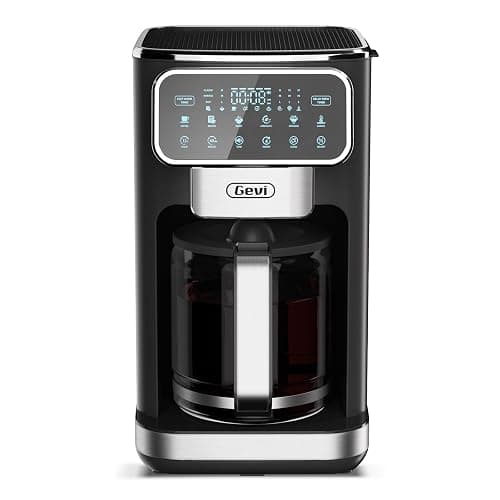 Gevi 12-Cup Programmable Coffee Maker with Touch Screen & Reusable Filter,Smart Drip Coffee Machine with Anti-Drip System, Perfect for Home,Iced Coffee thumbnail 8