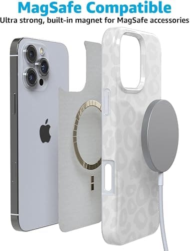 Casely iPhone 16 Pro Max Case | Into The Wild | White Snow Leopard | Classic Ultra Slim Case Design | Compatible with MagSafe thumbnail 7
