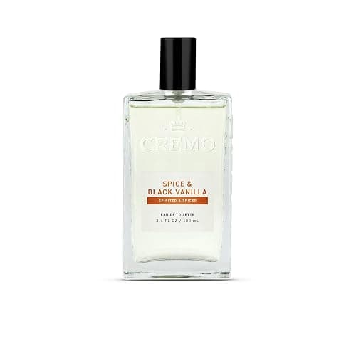 Cremo Cologne For Men - Spice & Black Vanilla Mens Cologne Spray, An Explosion of Vibrant Spices, Dark Woods and Black Vanilla, Multi-Layered Signature Men's Fragrances, 3.4 Fl Oz - Image 1